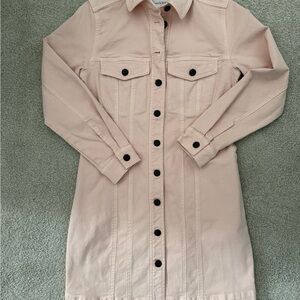 LOFT Pink Midi Dress